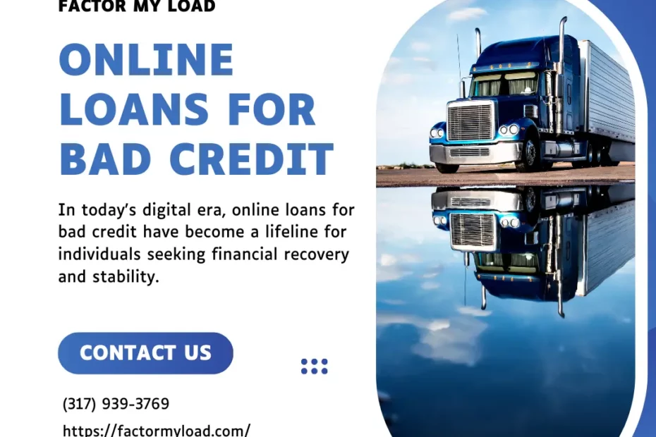 Online Loans for Bad Credit: A Lifeline for Financial Recovery